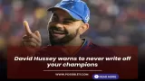 David Hussey warns to