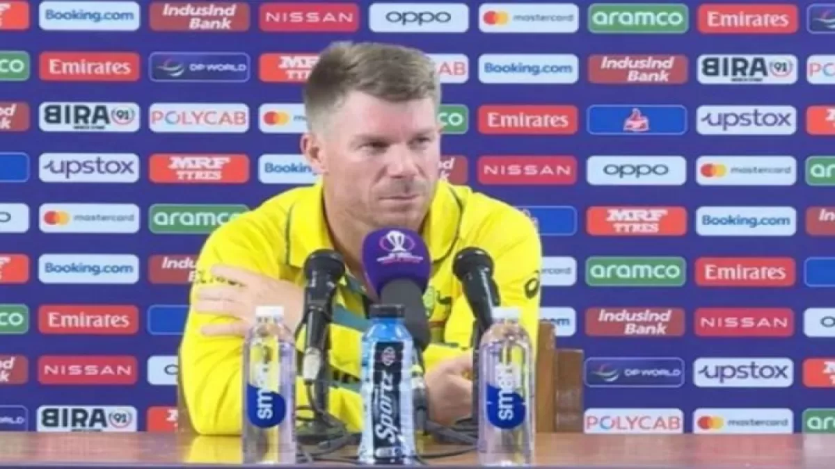 David Warner became emotional in the press conference before the final test