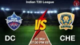 DC vs CHE Dream11