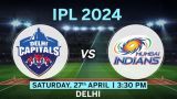 DC vs MI Live