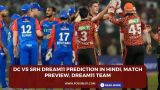 DC vs SRH Dream11