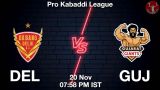 DEL vs GUJ Dream11