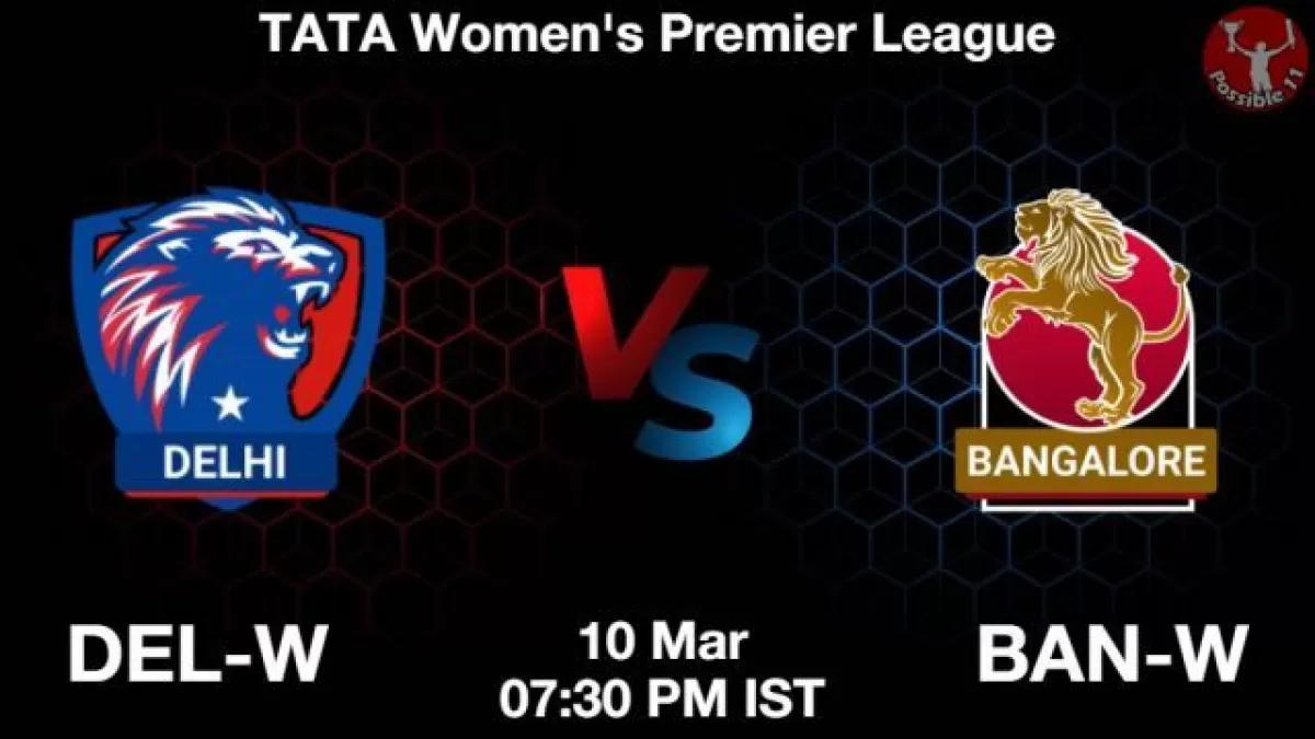 WPL 2024: DEL-W vs BAN-W Dream11 Prediction in Hindi, 17th Match, Dream11 Team