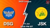 DSG vs JSK Dream11