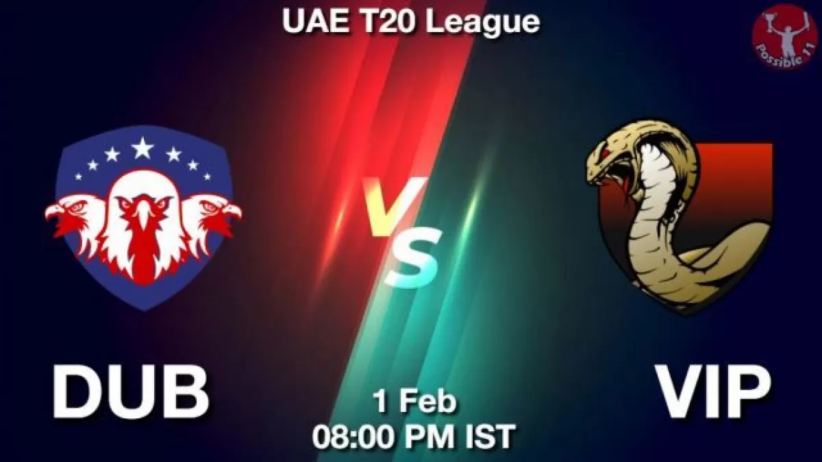 DUB vs VIP Dream11 Prediction In Hindi, Team, Match-17, Fantasy Cricket Tips