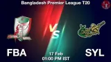 FBA vs SYL Dream11