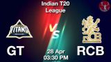 GT vs RCB Dream11