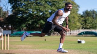 Hardik Pandya training video will be back soon