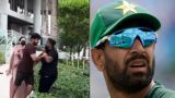 Haris Rauf चप्पल छोड़कर