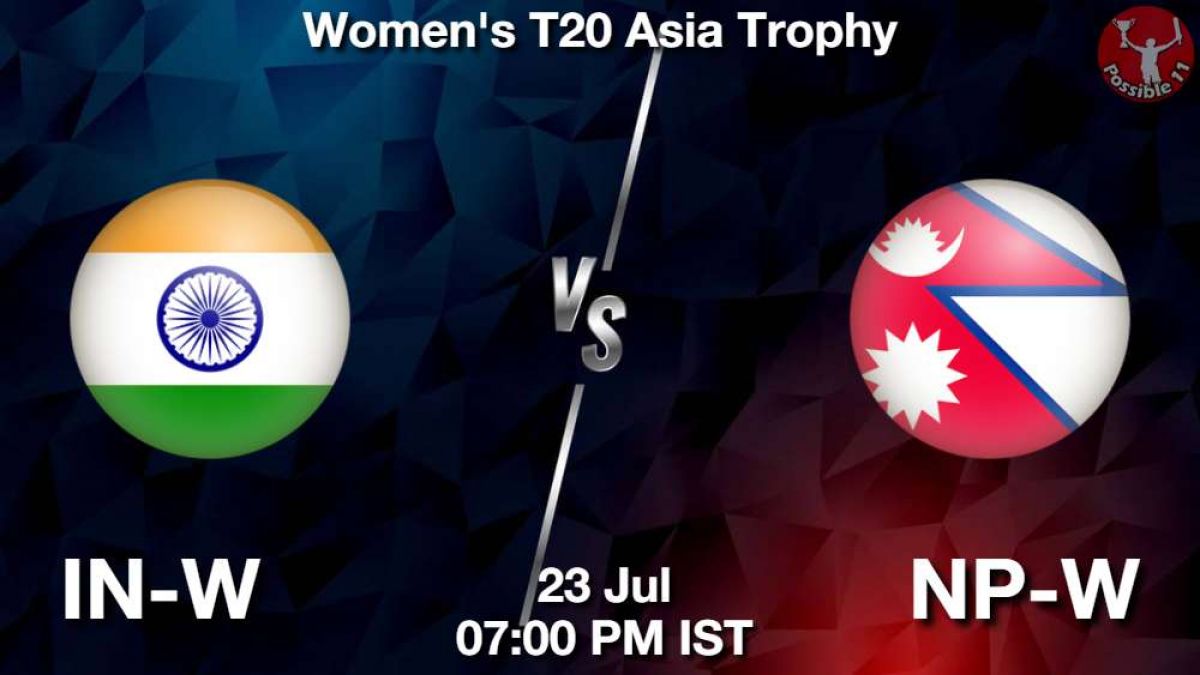 IN-W vs NP-W Player Stats and Dream11 Prediction - Asia Cup Womens T20I