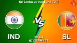 IND vs SL 2nd