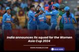 India announces its squad