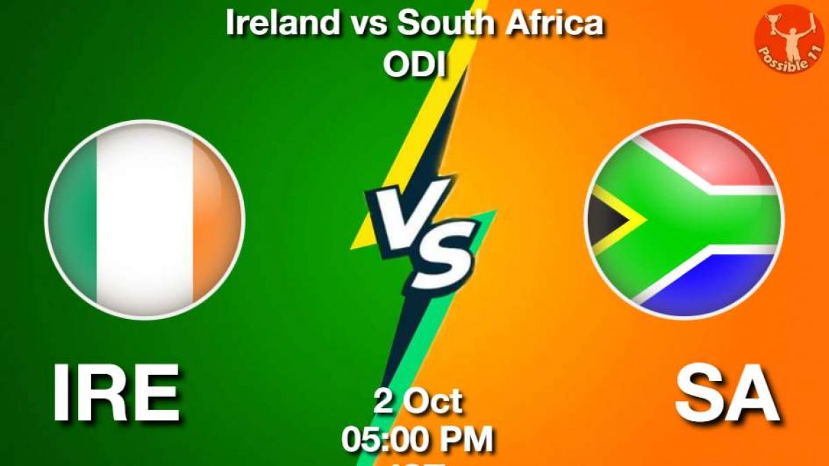 IRE vs SA Dream11 Prediction in hindi, Team, 1st ODI