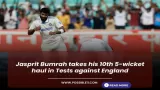 Jasprit Bumrah takes his