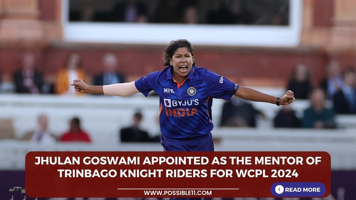 Jhulan Goswami appointed as the mentor of Trinbago Knight Riders for WCPL 2024