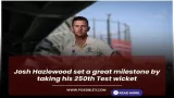 Josh Hazlewood set a