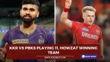 KKR vs PBKS Playing