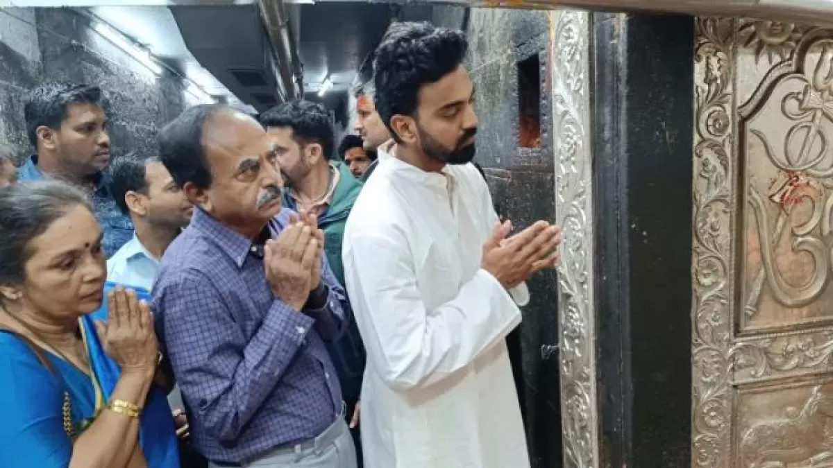 IPL 2024 के आगाज से पहले KL Rahul महाकाल के किये दर्शन