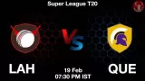 LAH vs QUE Dream11