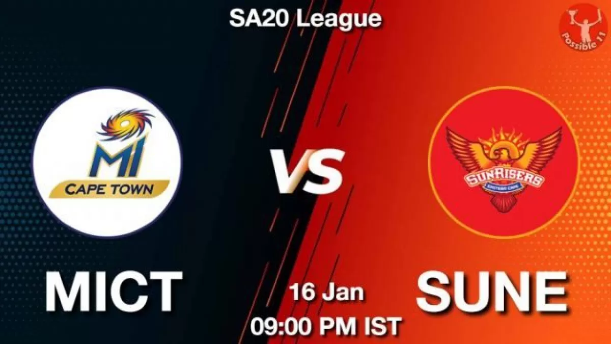 MICT vs SUNE Dream11 Prediction In Hindi, Team, Match-8, Fantasy Cricket Tips