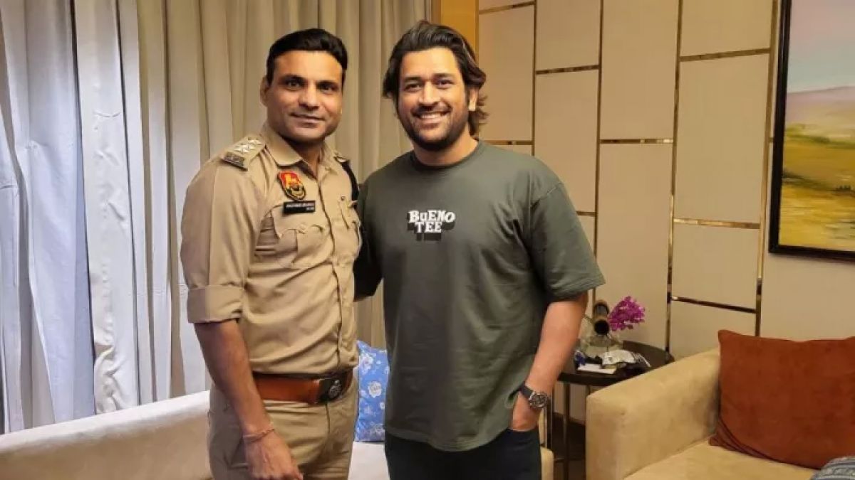 MS Dhoni की जोगिंदर शर्मा से खास मुलाकात, सालों बाद मिले दो जिगरी यार