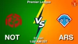NOT vs ARS Dream11