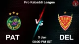 PAT vs DEL Dream11