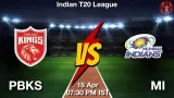 PBKS vs MI Dream11