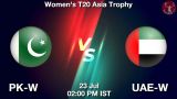 PK-W vs UAE-W Player