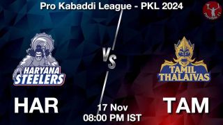 PKL 2024: HAR vs TAM Dream11 Prediction, Team and Tips in Hindi