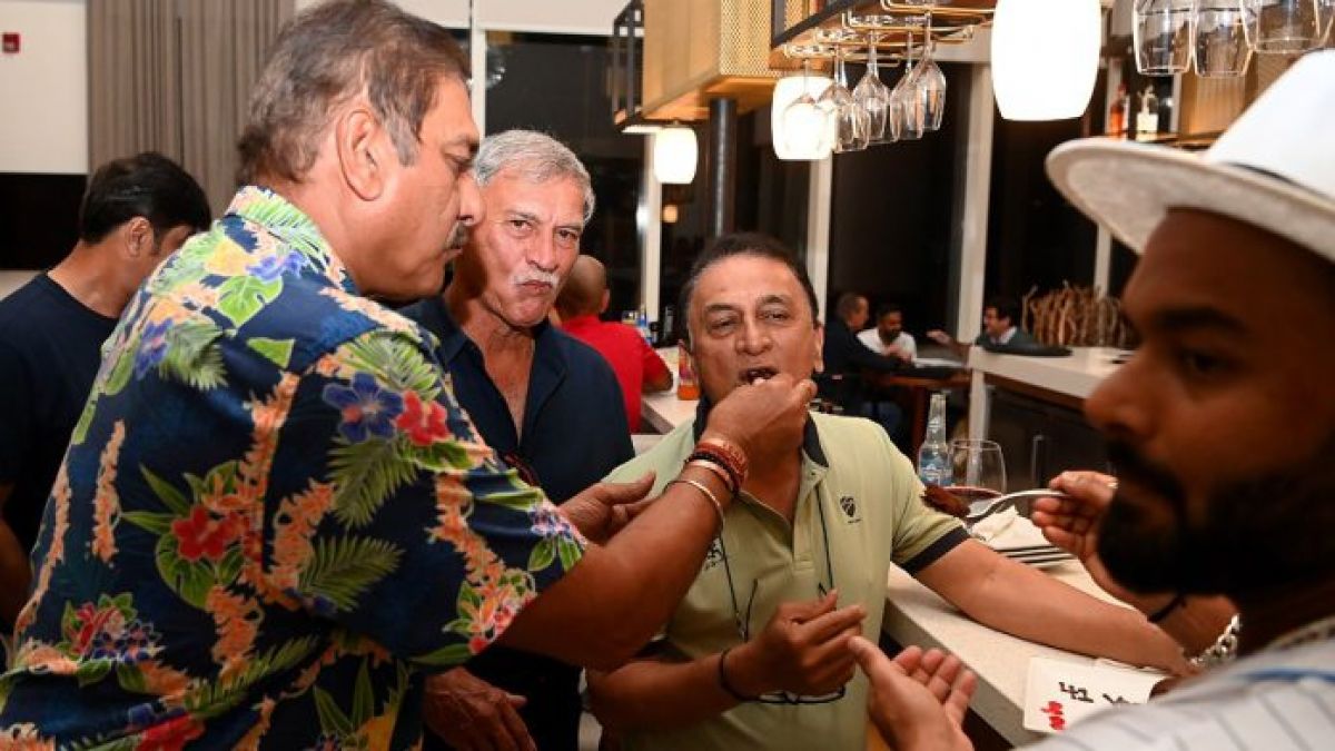 Ravi Shastri celebrates 1983 World Cup win