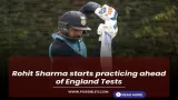 Rohit Sharma starts practicing