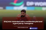 Siraj was rewarded with