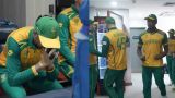 South Africa dressing room
