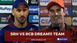 SRH vs RCB Dream11