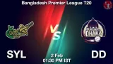 SYL vs DD Dream11
