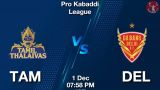TAM vs DEL Dream11