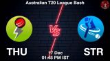 THU vs STR Match