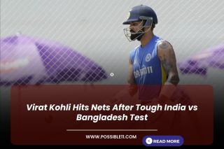 Virat Kohli Hits Nets After Tough India vs Bangladesh Test