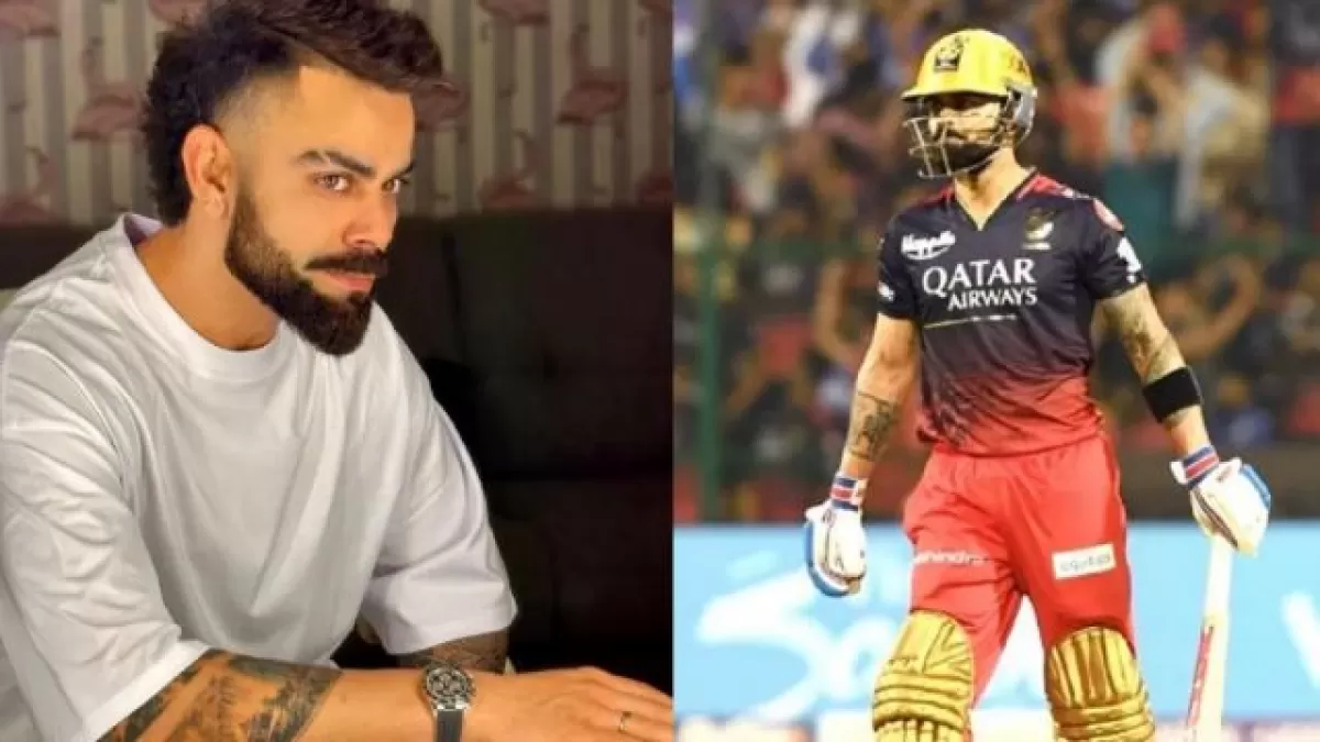 Virat Kohli look changed before IPL 2024