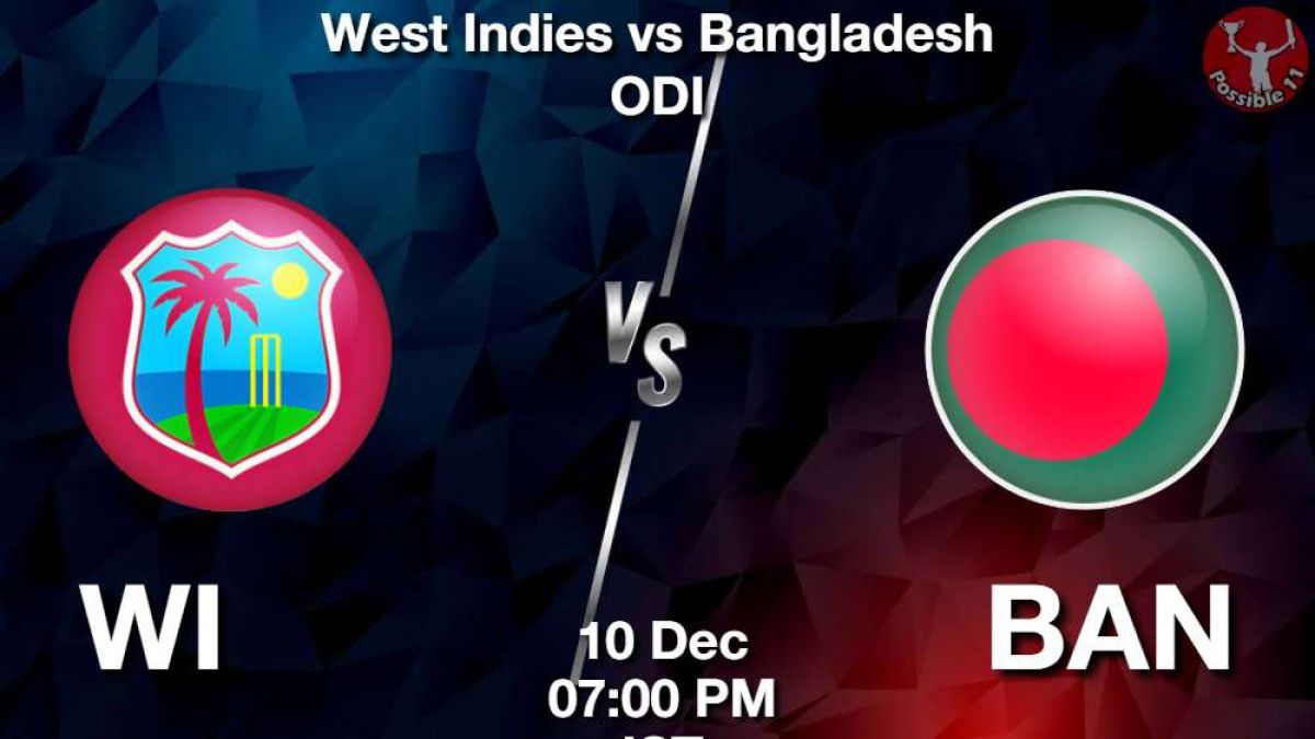 WI vs BAN Dream11 Prediction in Hindi, 2nd ODI Match, Playing 11, Fantasy Tips