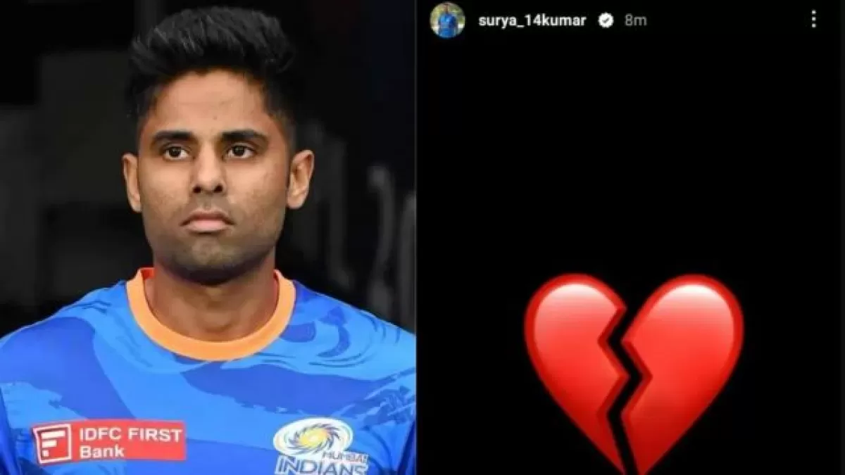 Will Suryakumar Yadav be out of IPL 2024? Posted the story of a broken heart