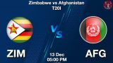 ZIM vs AFG Dream11