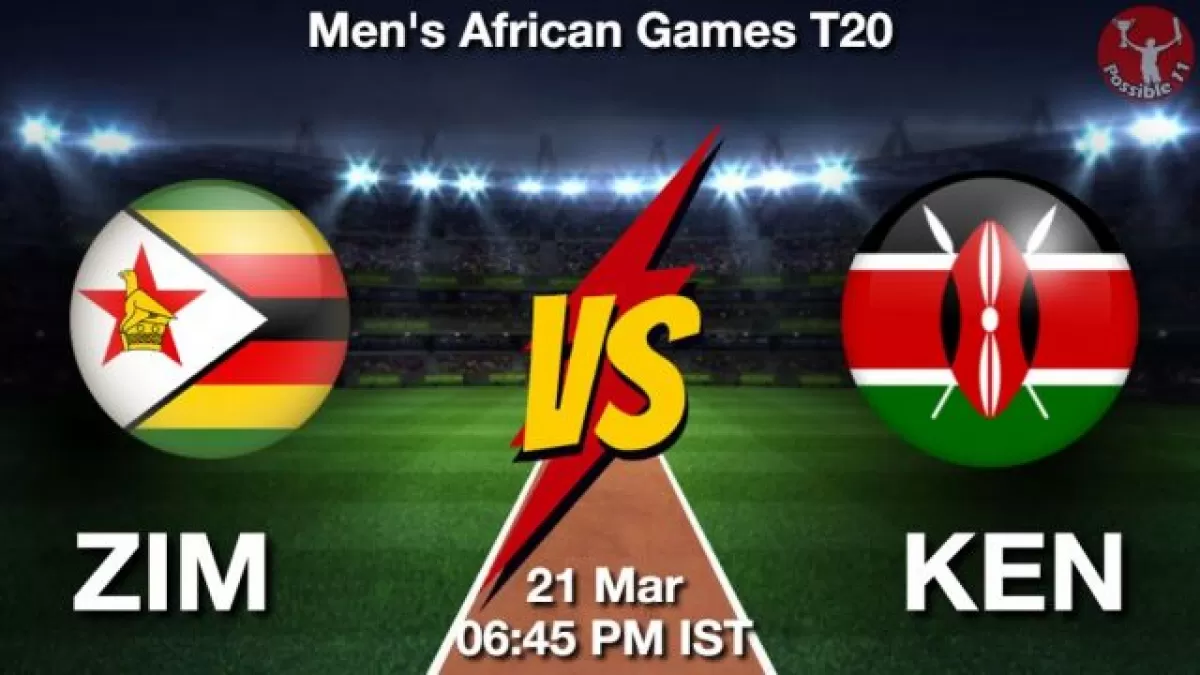 ZIM vs KEN Dream11 Prediction in Hindi, Playing 11, Pitch Report, Weather Report