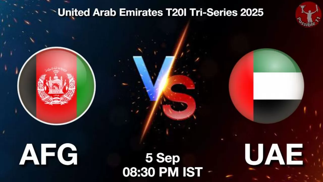 AFG vs UAE 6th Match Preview in Hindi, Playing 11, Pitch Report, UAE T20I Tri-Series