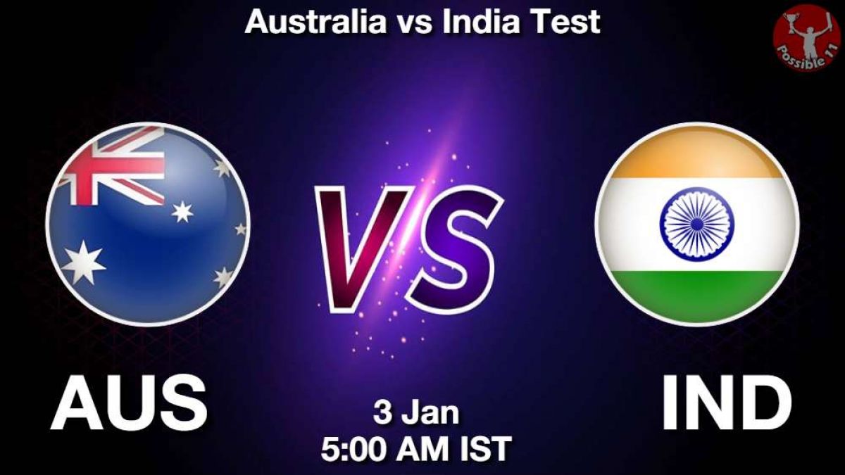 AUS vs IND Match Dream11 Prediction in Hindi, 5th Test, Playing 11, Fantasy Tips