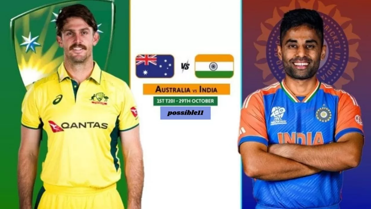 AUS vs IND मैच की भविष्यवाणी हिंदी में, मैच प्रीव्यू, पहला T20I मैच, प्लेइंग 11