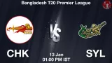 CHK vs SYL Dream11