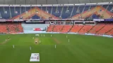 Empty stadiums at India