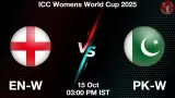 EN-W vs PK-W Match